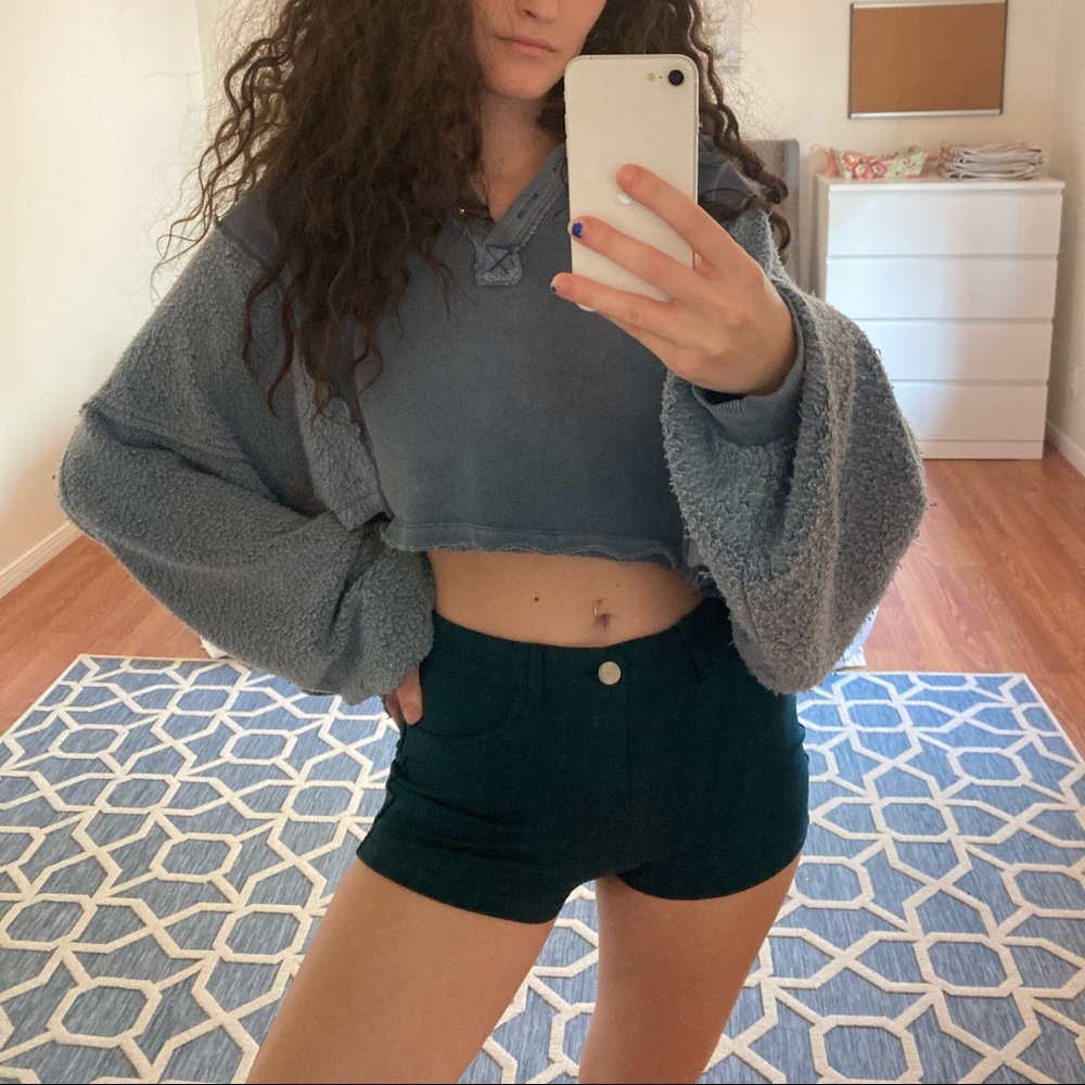 Comfy emerald colored shorts